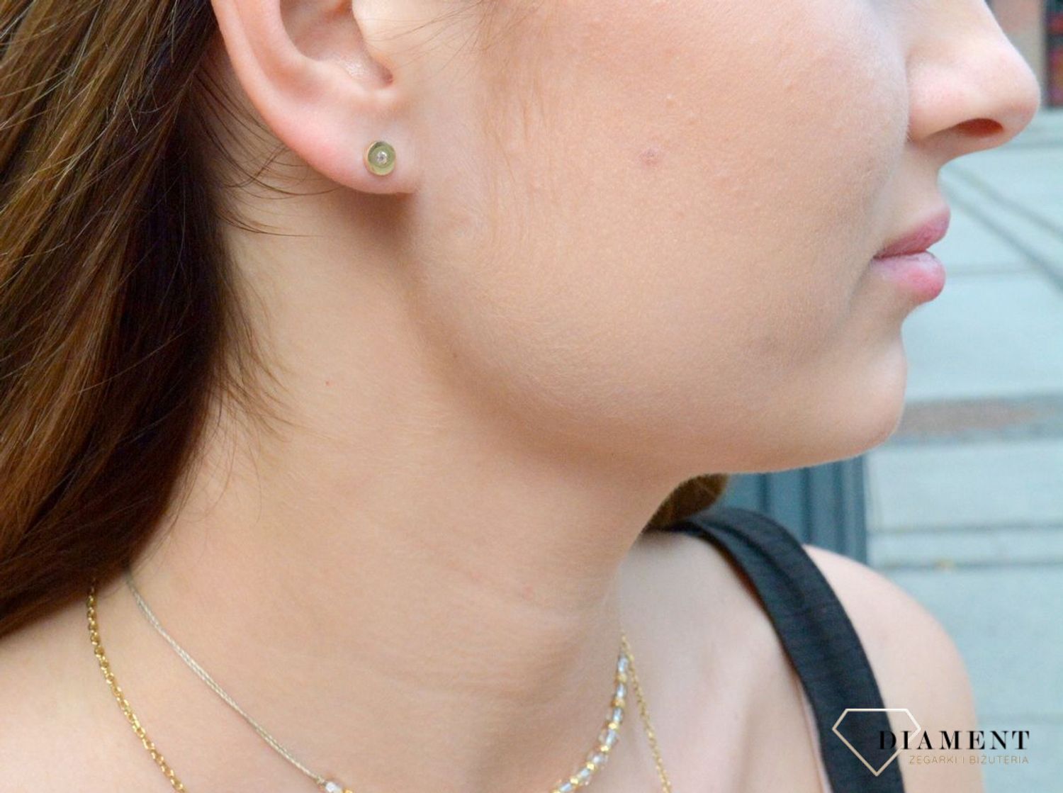 Złote kolczyki z cyrkonią wkrętki KL 5726 585.jpg